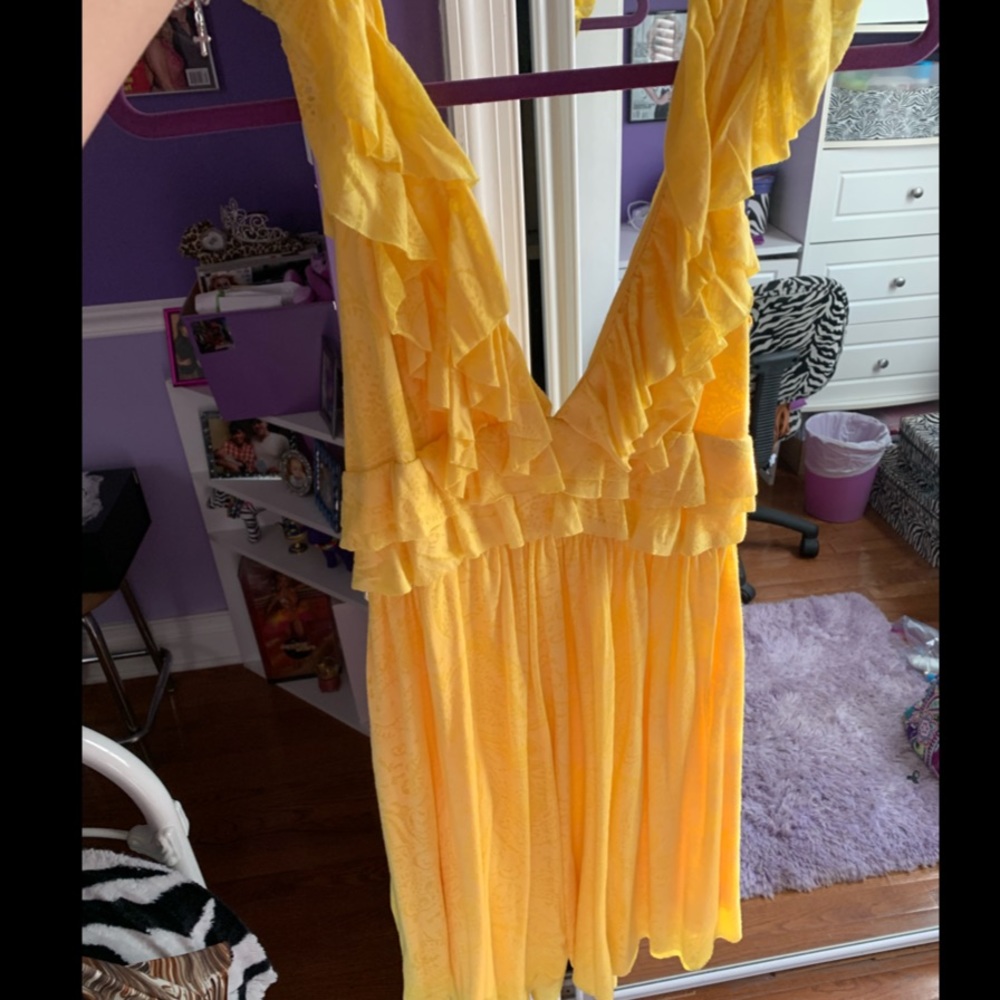 Arden B yellow cotton dress